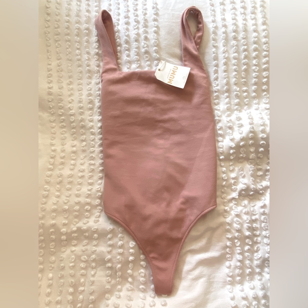 Show Me Your MuMu Square Neck Body Suit